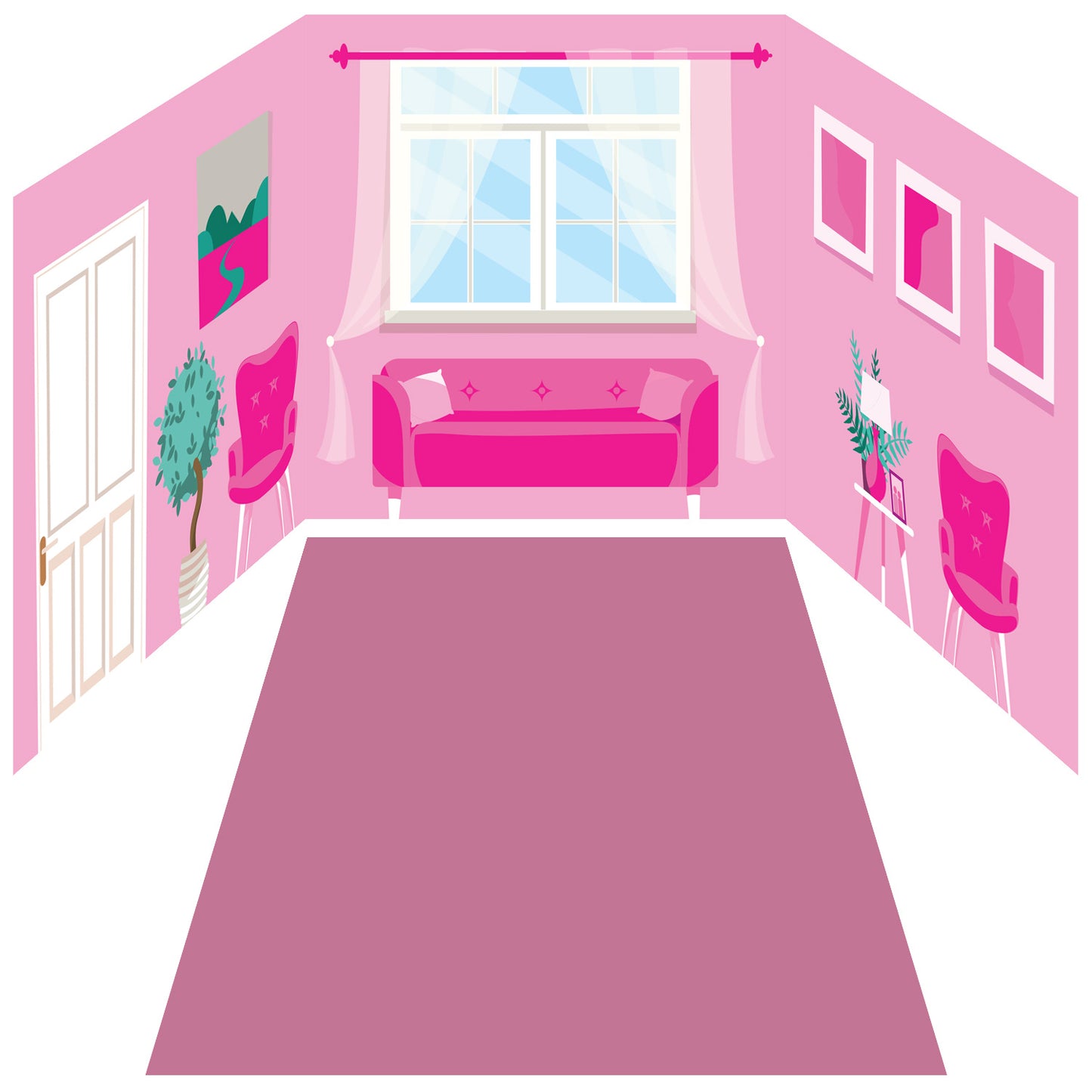 Aquamarine Bathroom & Cherry Blossom Living Room Bundle - for Ikea® Kallax