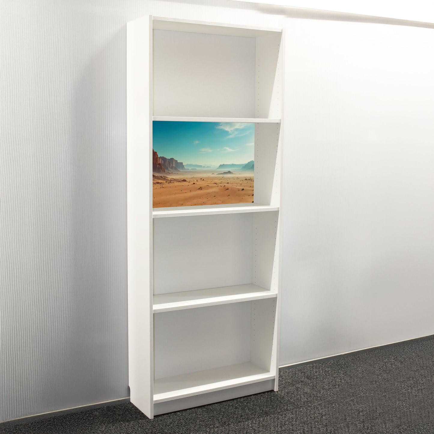 Dune Sea Desert Billyback - 1/2 Height - for Ikea® Billy Bookcases