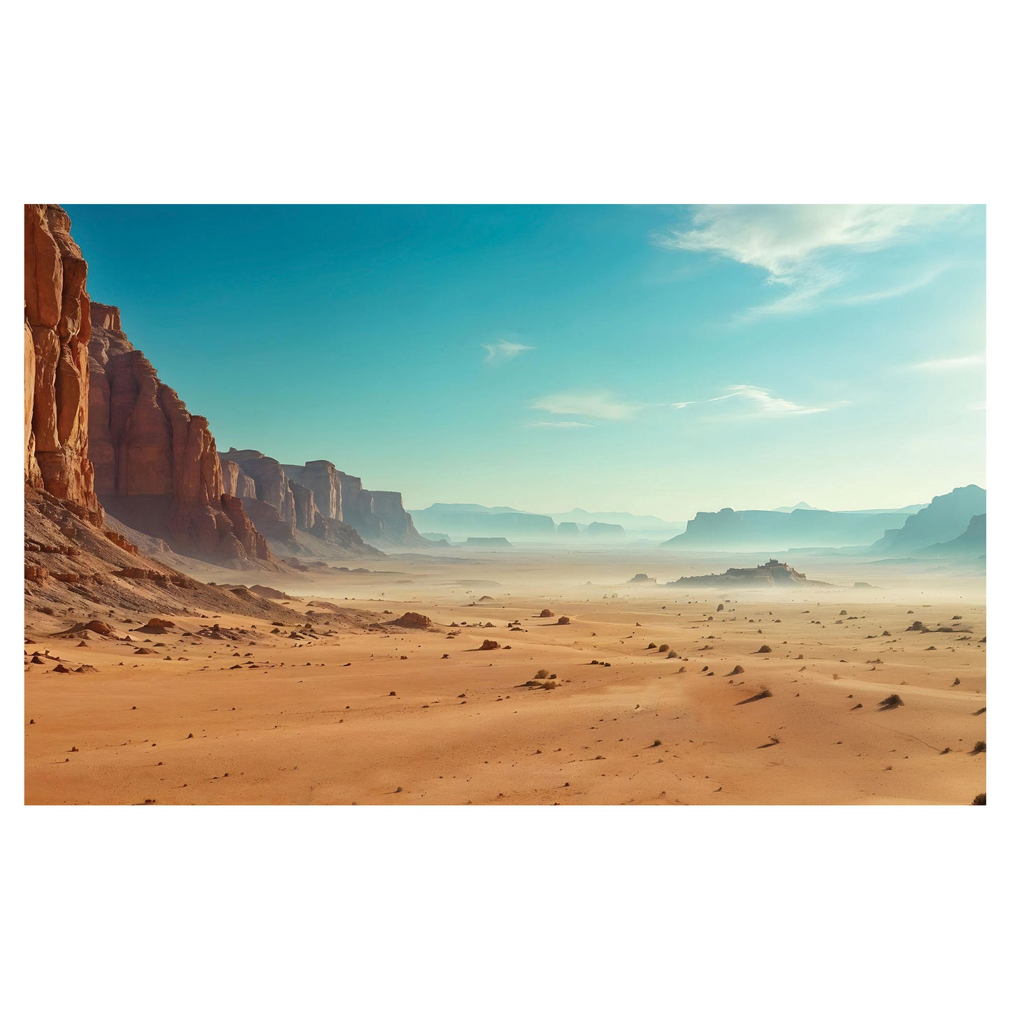 Dune Sea Desert Billyback - 1/2 Height - for Ikea® Billy Bookcases
