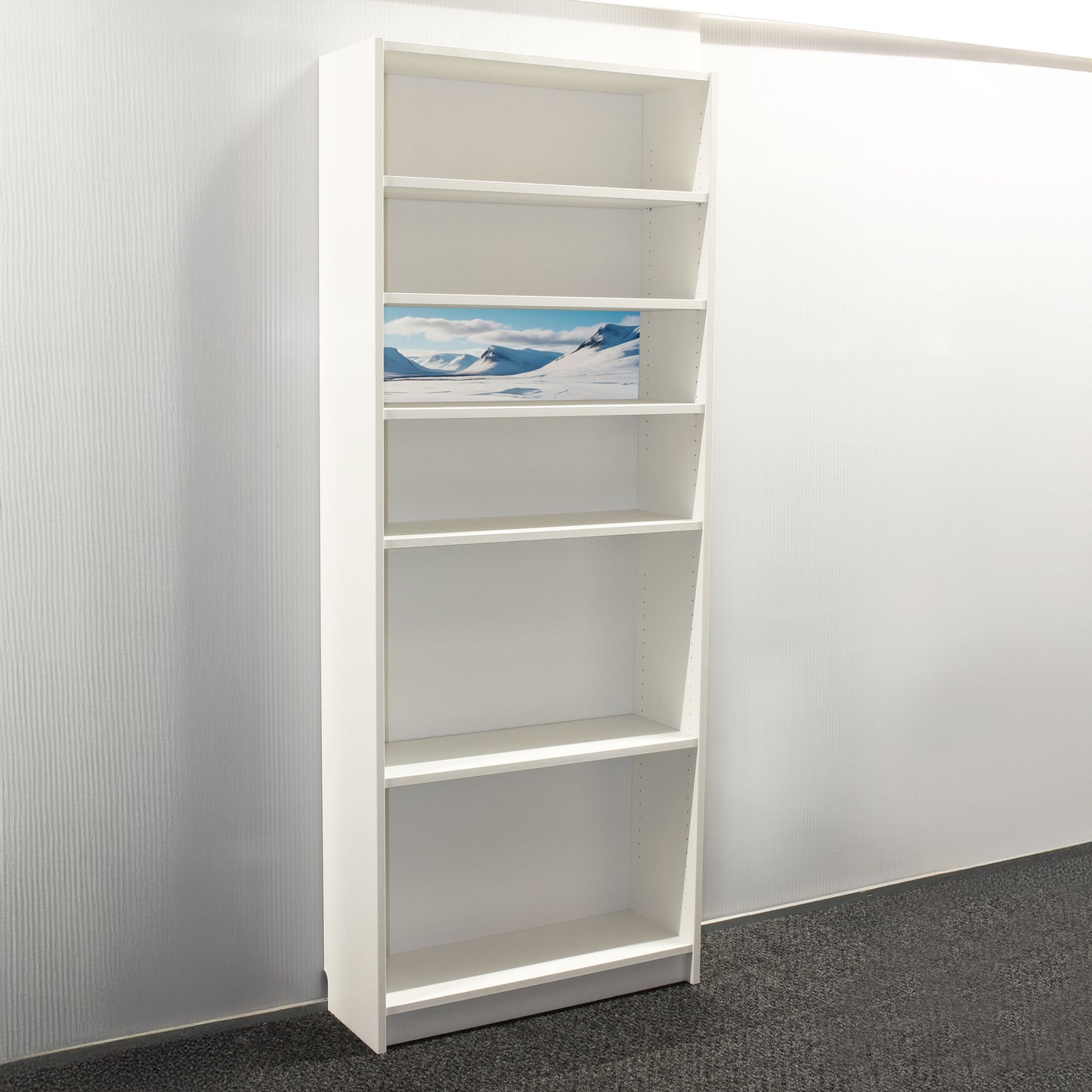 Frigid Frontier Billyback - 1/4 Height - for Ikea® Billy Bookcases