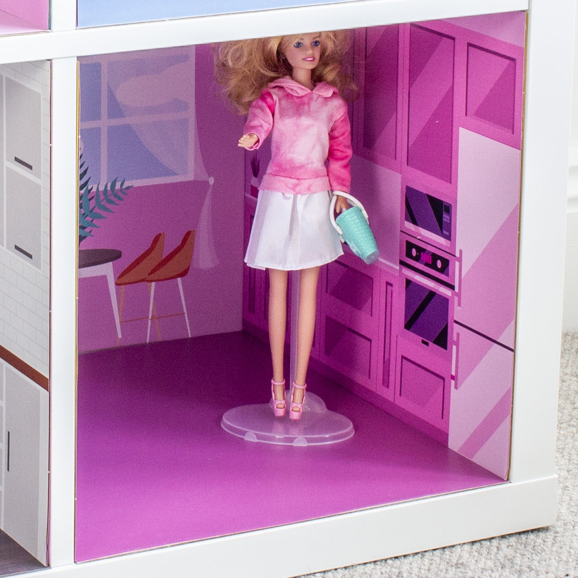 Buttercup Living Room & Bubble Gum Kitchen Bundle - for Ikea® Kallax
