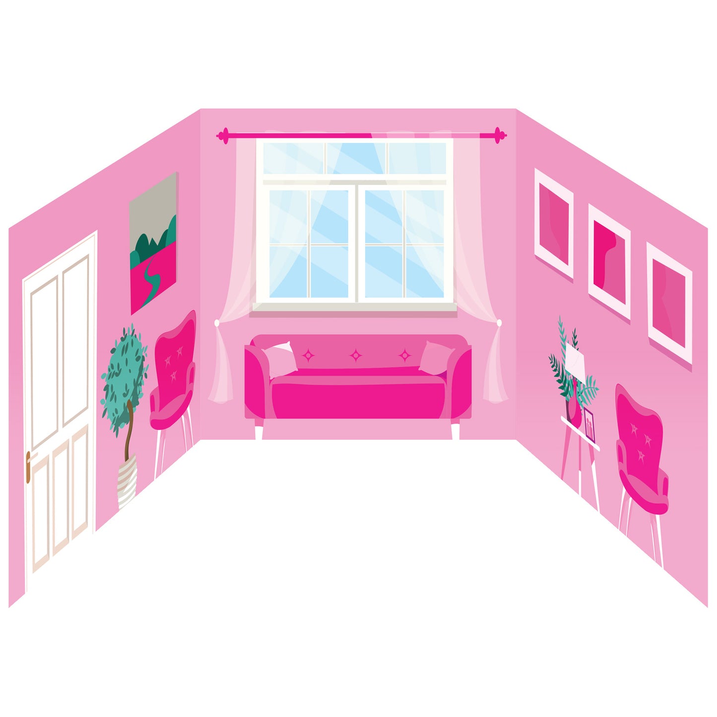 Aquamarine Bathroom & Cherry Blossom Living Room Bundle - for Ikea® Kallax
