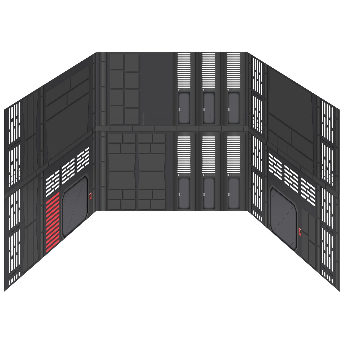 Funserts Kallax Inserts - Planet Landing & Space Station Corridor Adventure Bundle for Ikea® Kallax