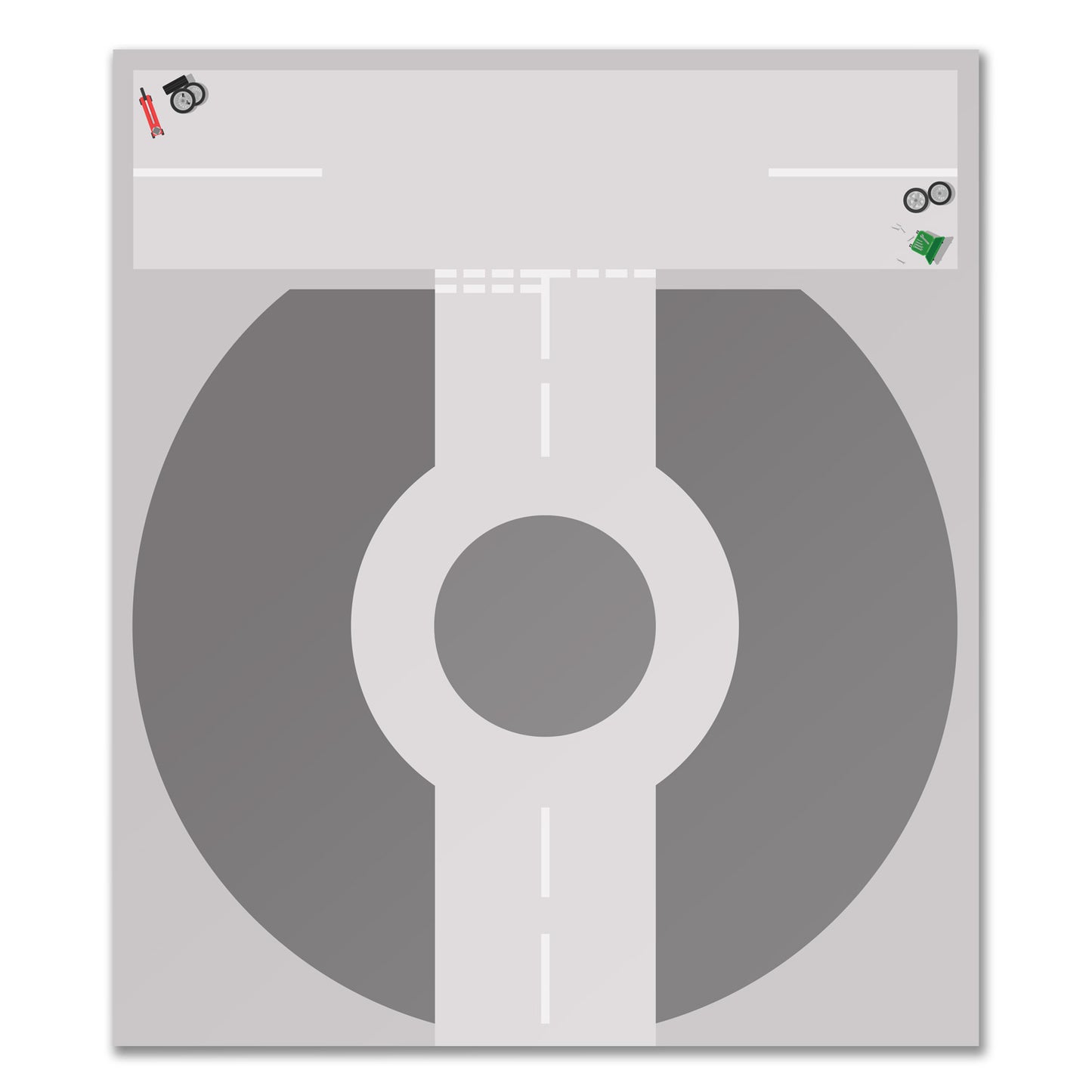 Funserts Kallax Inserts - Turbo Speed Circuit & Tune Up Showroom Bases - for Ikea® Kallax