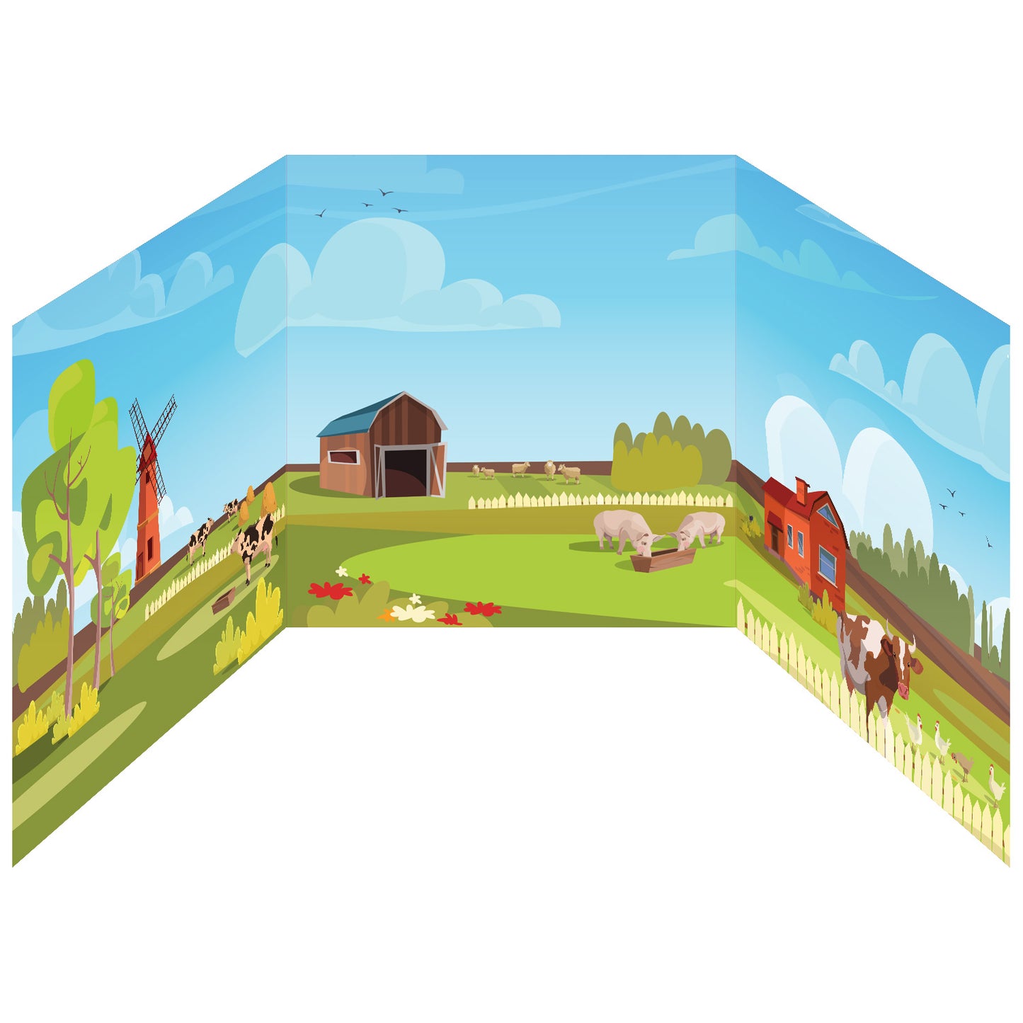 Funserts Kallax Inserts - Old Macdonald’s Farm & Serenity Stables Bundle - for Ikea® Kallax
