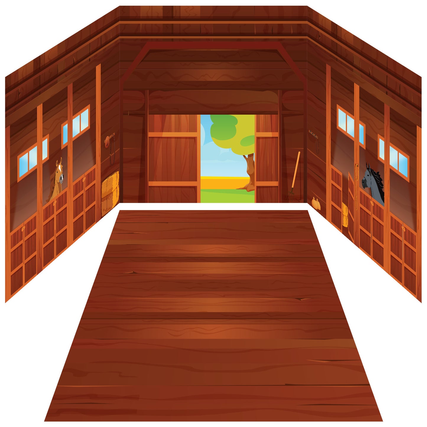Funserts Kallax Inserts - Old Macdonald’s Farm & Serenity Stables Bundle - for Ikea® Kallax