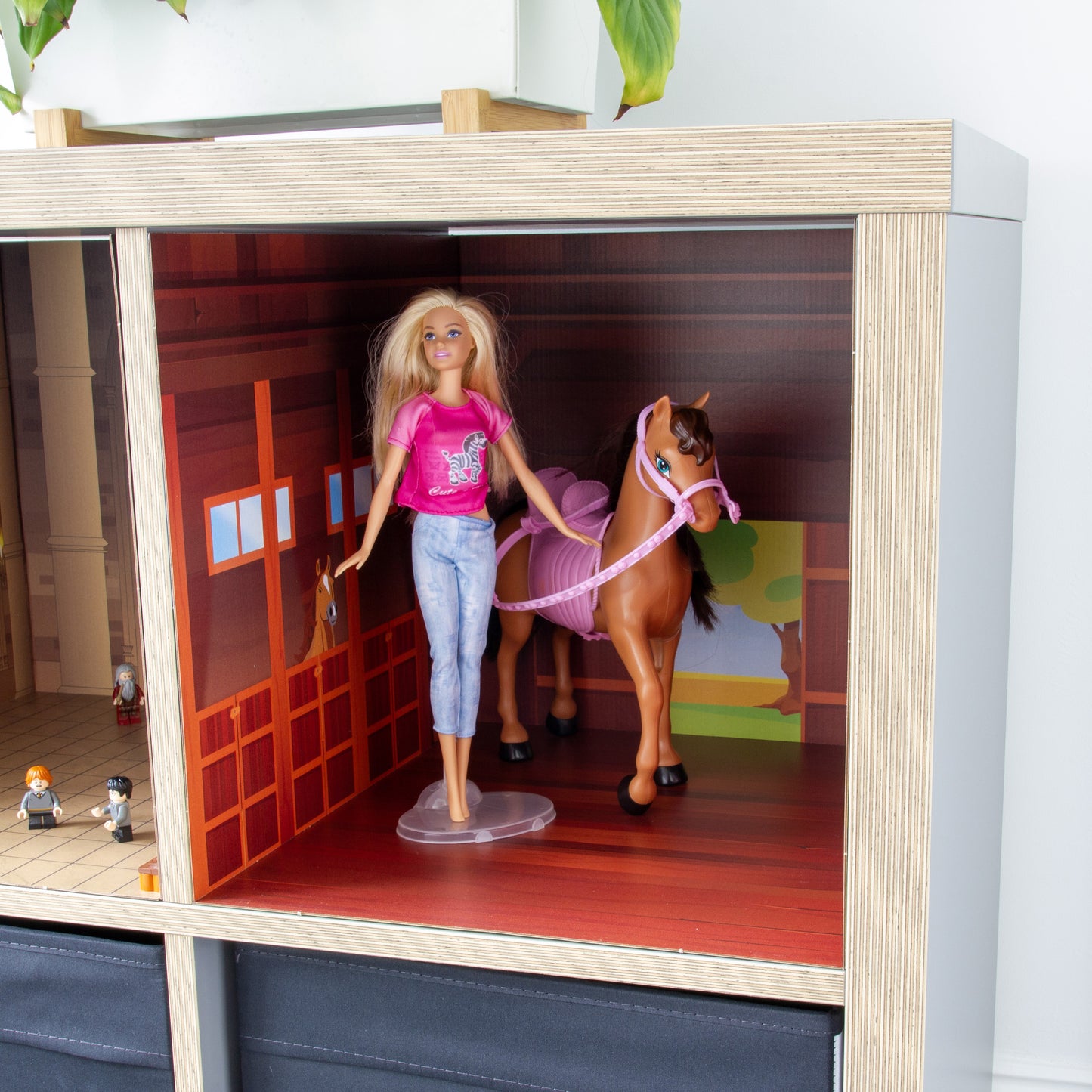 Funserts Kallax Inserts - Old Macdonald’s Farm & Serenity Stables Sides - for Ikea® Kallax
