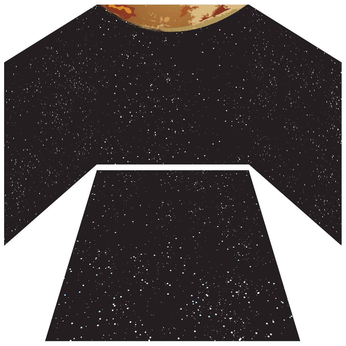 Funserts Kallax Inserts - Planet Landing & Space Station Corridor Adventure Bundle for Ikea® Kallax