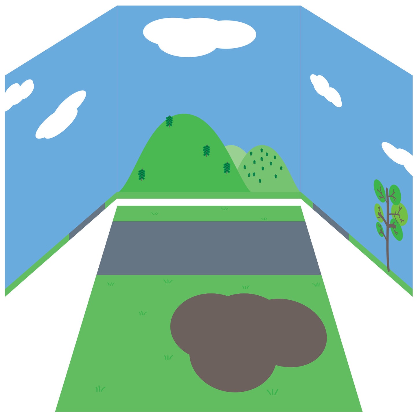 Funserts Kallax Inserts - Road Trip with Muddy Puddle & Island River Adventure Bundle for Ikea® Kallax