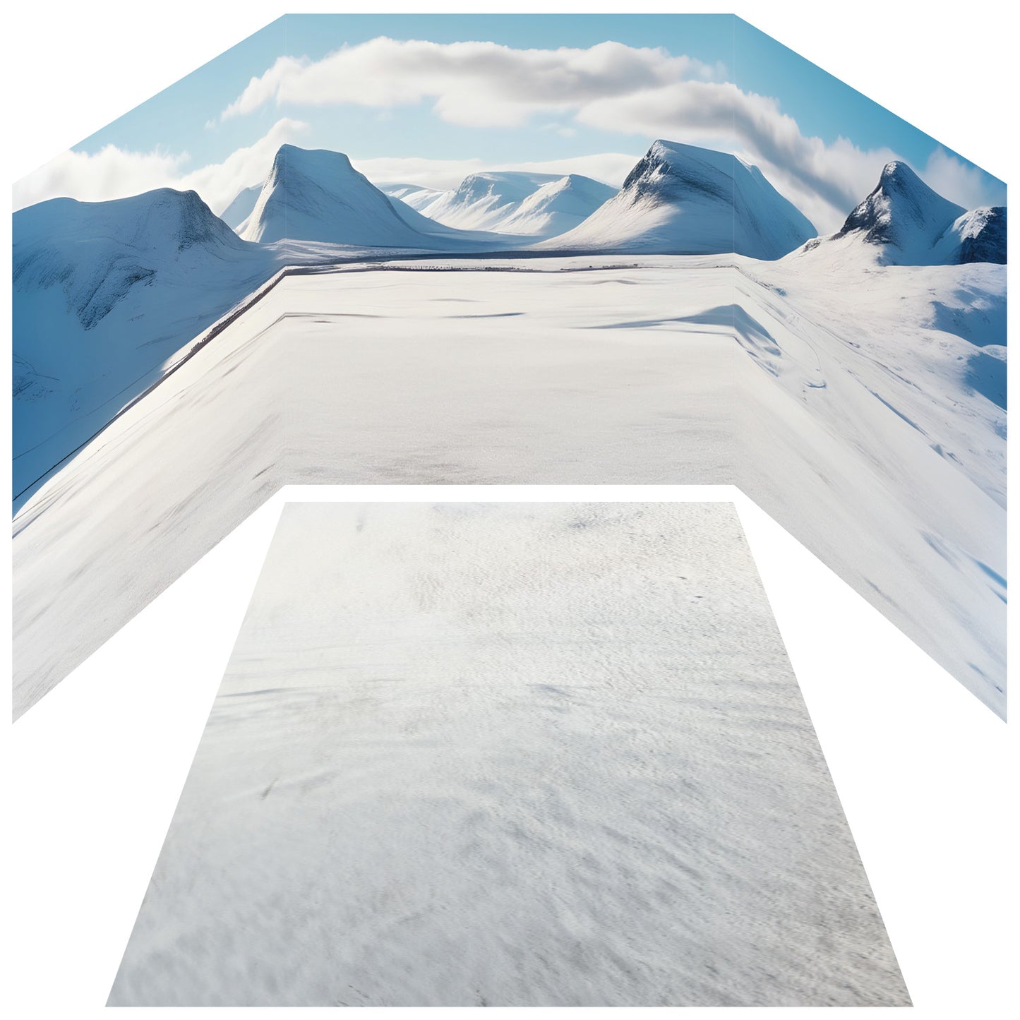 Funserts Kallax Inserts - Punch it & Frigid Frontier Adventure Bundle - for Ikea® Kallax