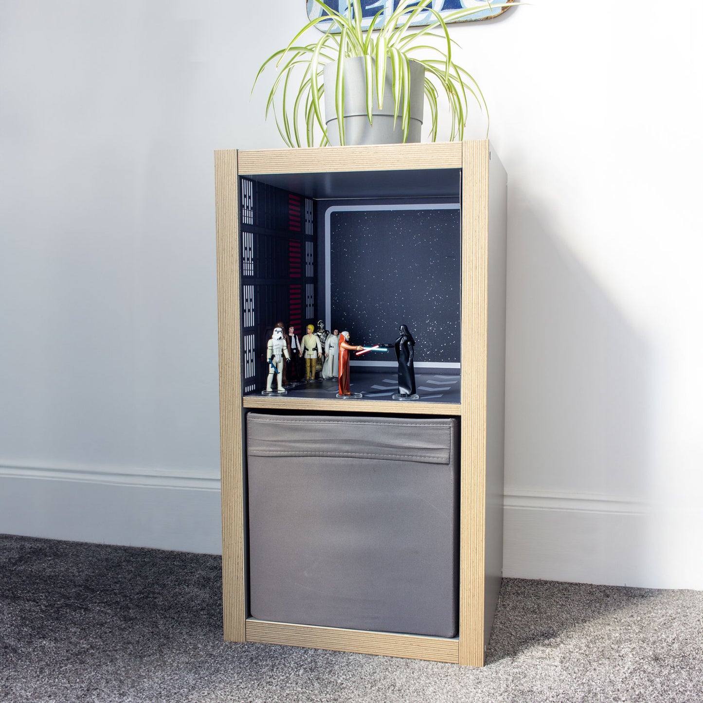 Funserts Kallax Inserts - Space Station Interior & Space Stations Hangar Adventure Bundle for Ikea® Kallax