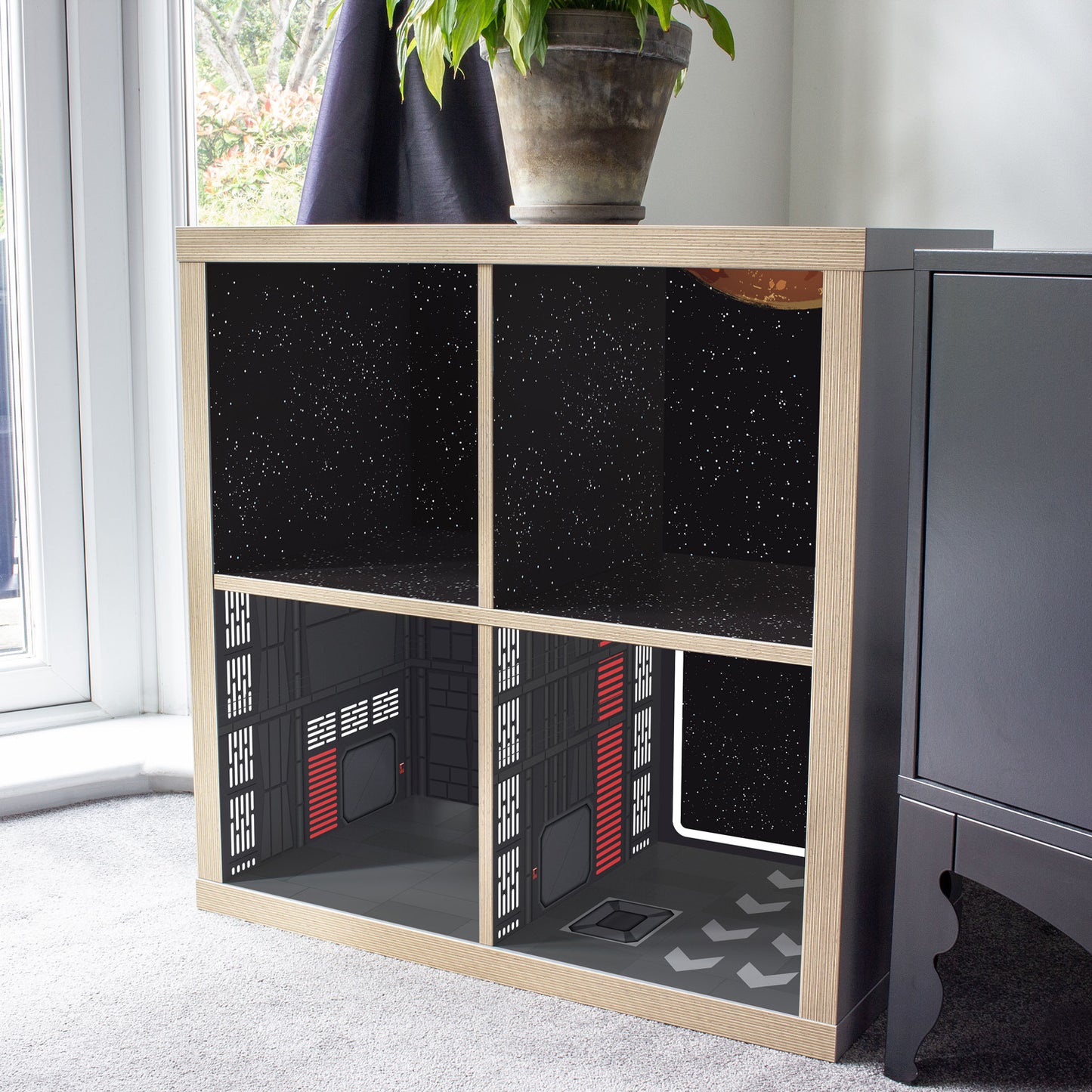 Funserts Kallax Inserts - Technological Terror & Space Bundle - for Ikea® Kallax
