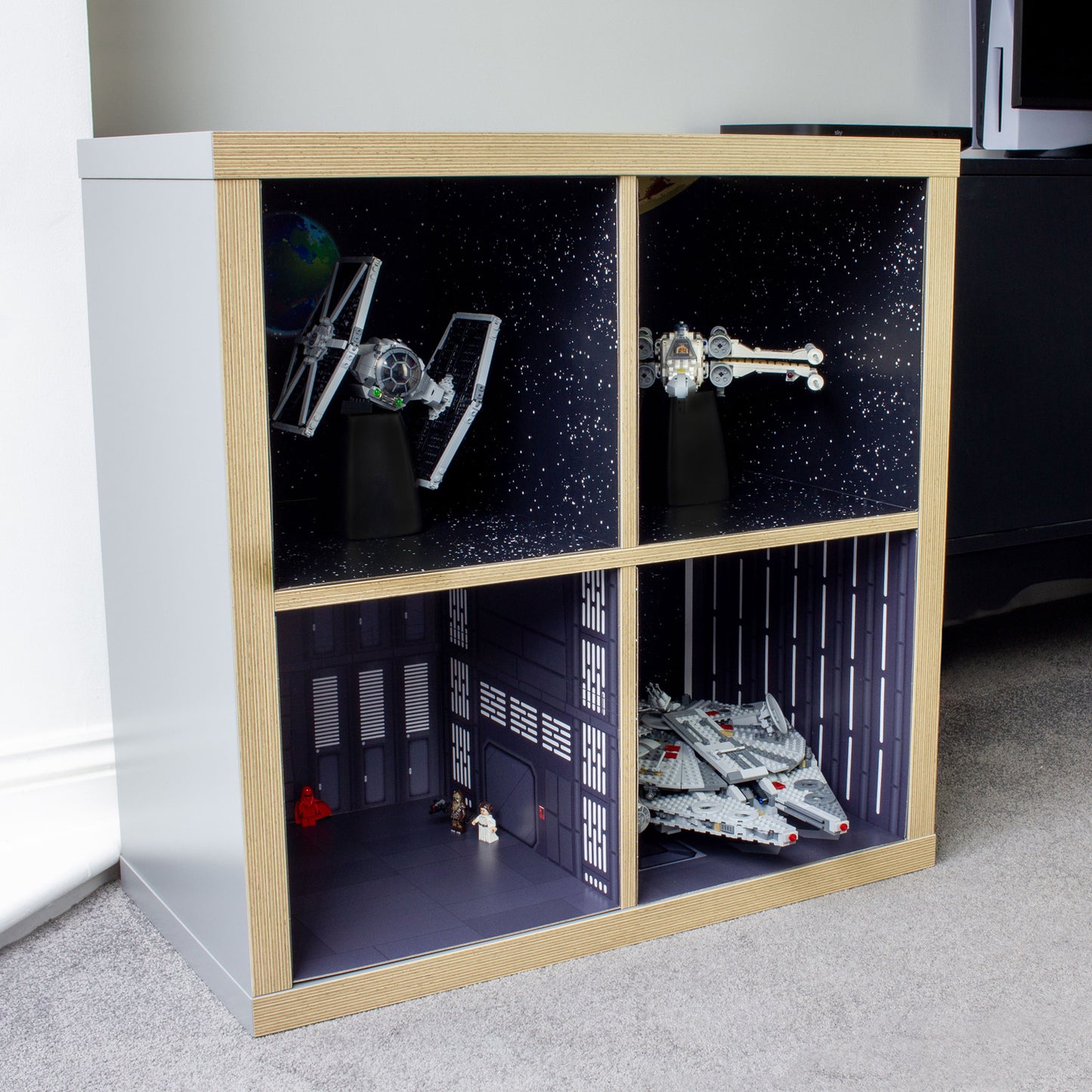 Funserts Kallax Inserts - Technological Terror & Space Bundle - for Ikea® Kallax
