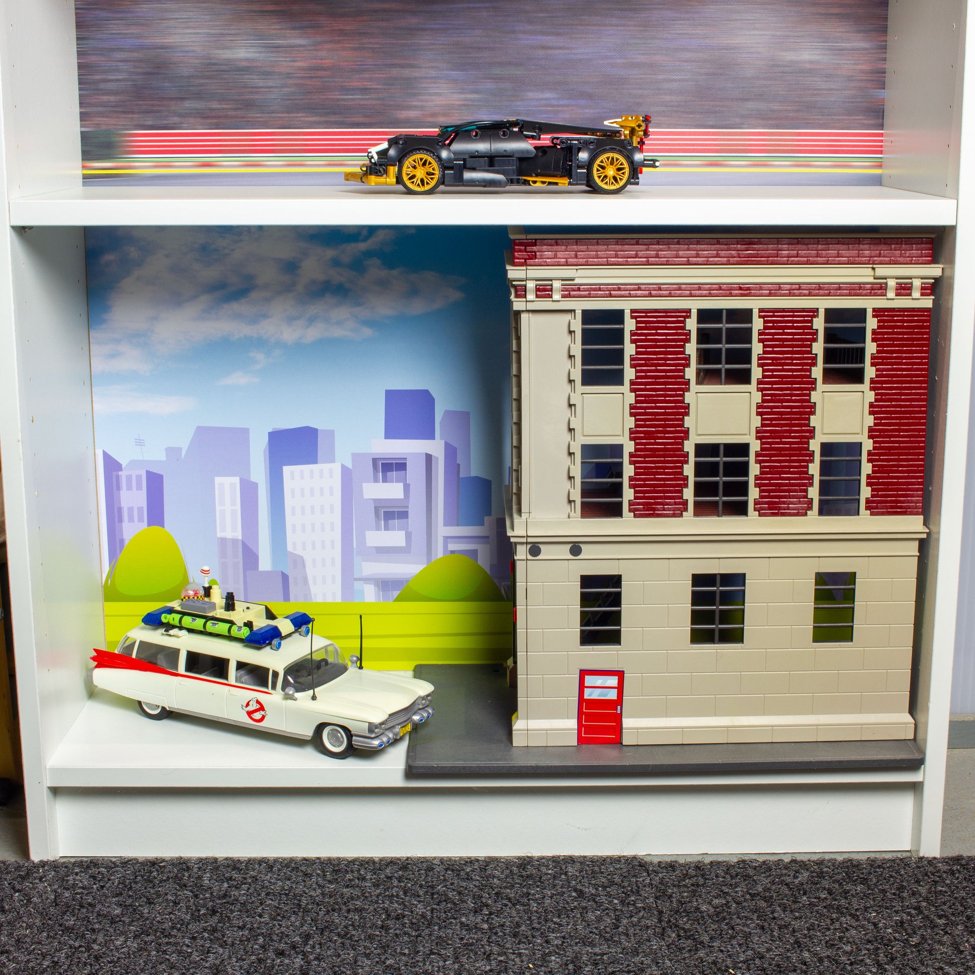 City Life Billyback - 1/2 Height - Billy Bookcase Background