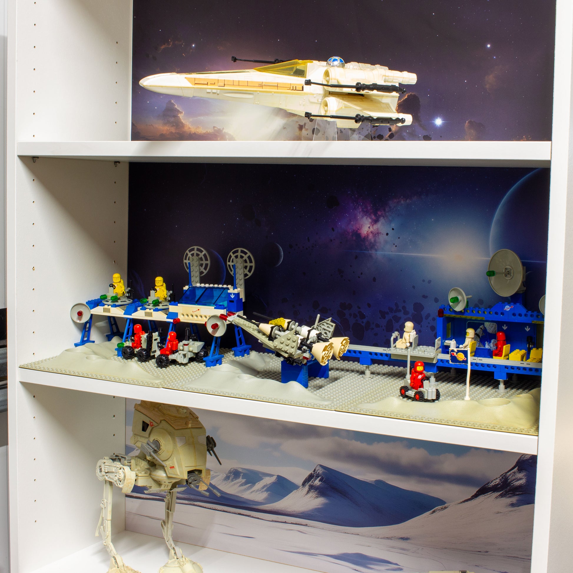 Final Frontier Billyback - 1/3 Height - Billy Bookcase Background