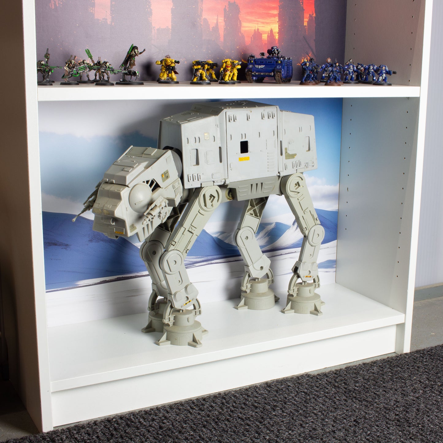 Frigid Frontier Billyback - 1/2 Height - Billy Bookcase Background