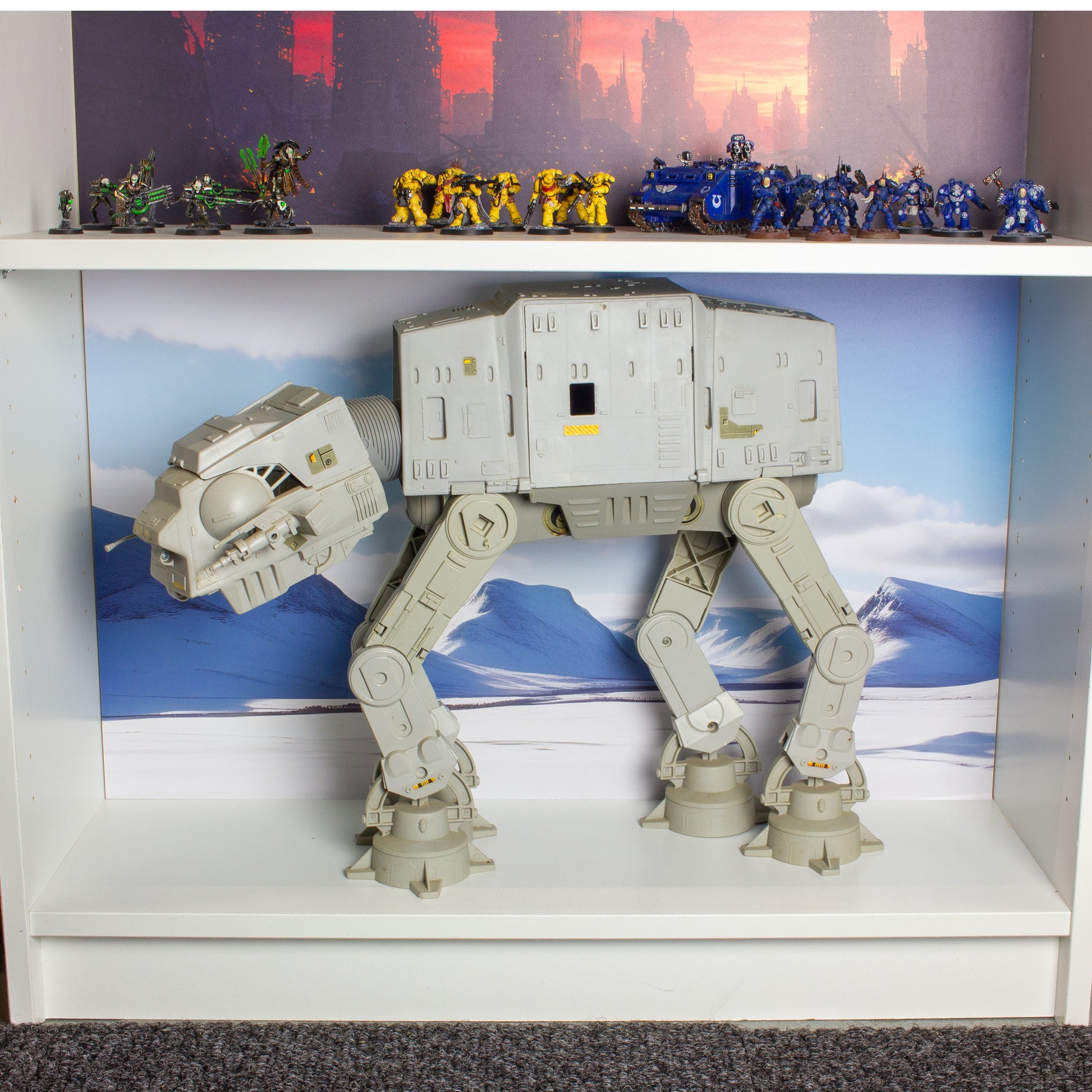 Frigid Frontier Billyback - 1/2 Height - Billy Bookcase Background