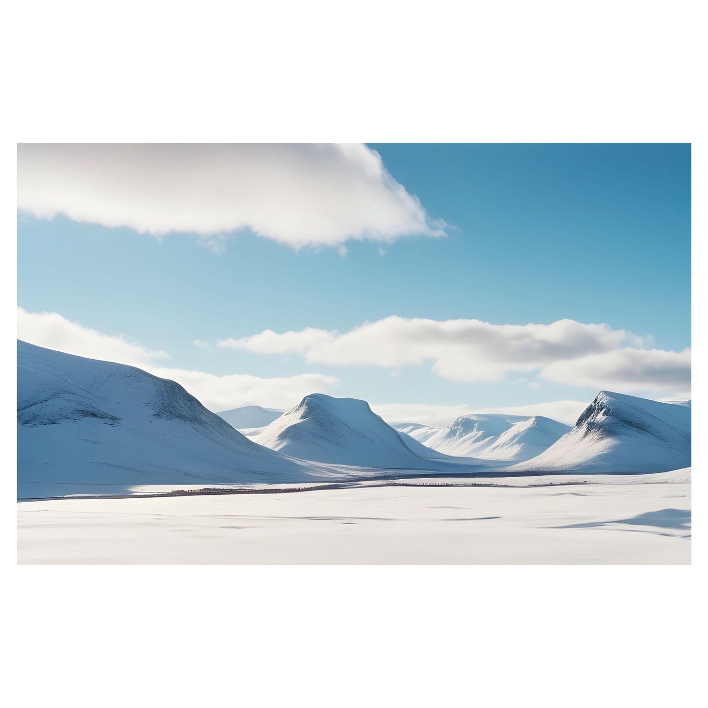 Frigid Frontier Billyback - 1/2 Height - Billy Bookcase Background