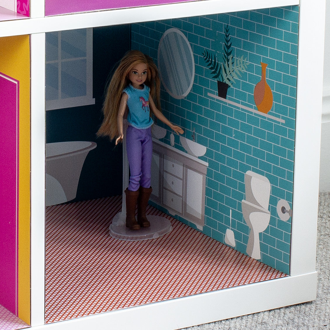 Kallax best sale barbie house