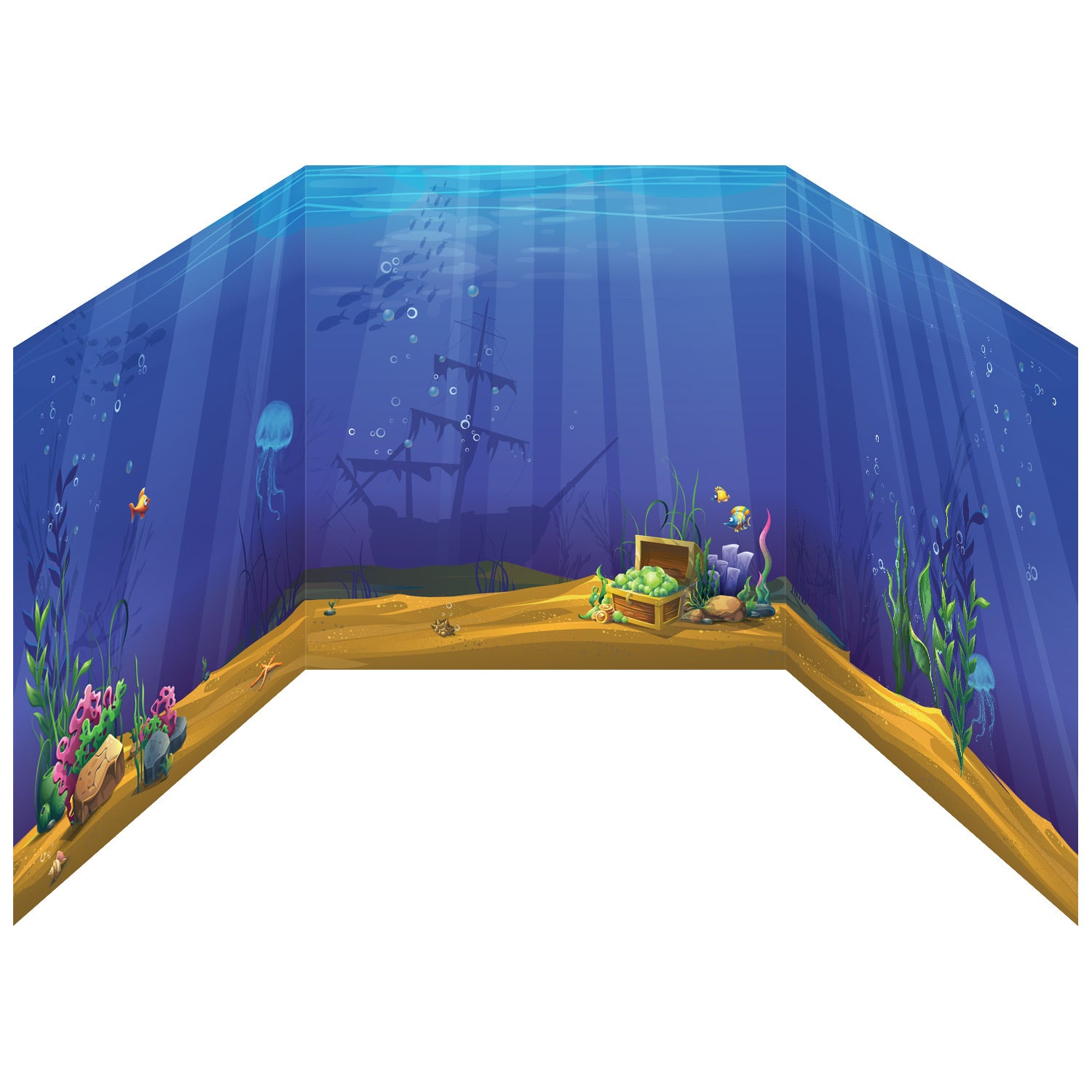 Funserts Kallax Inserts - Treasure Island and Underwater Adventure Bundle for Ikea® Kallax