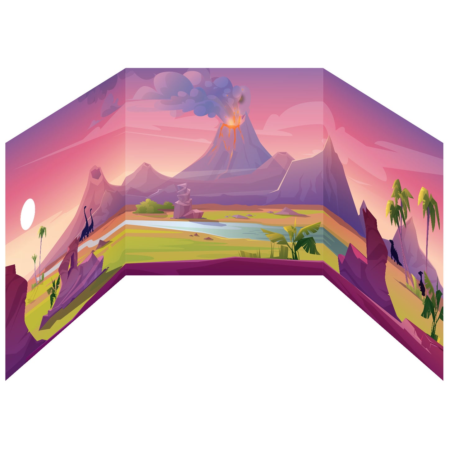 Funserts Kallax Inserts - Prehistoric Playground & Primeval Forest Bundle - for Ikea® Kallax