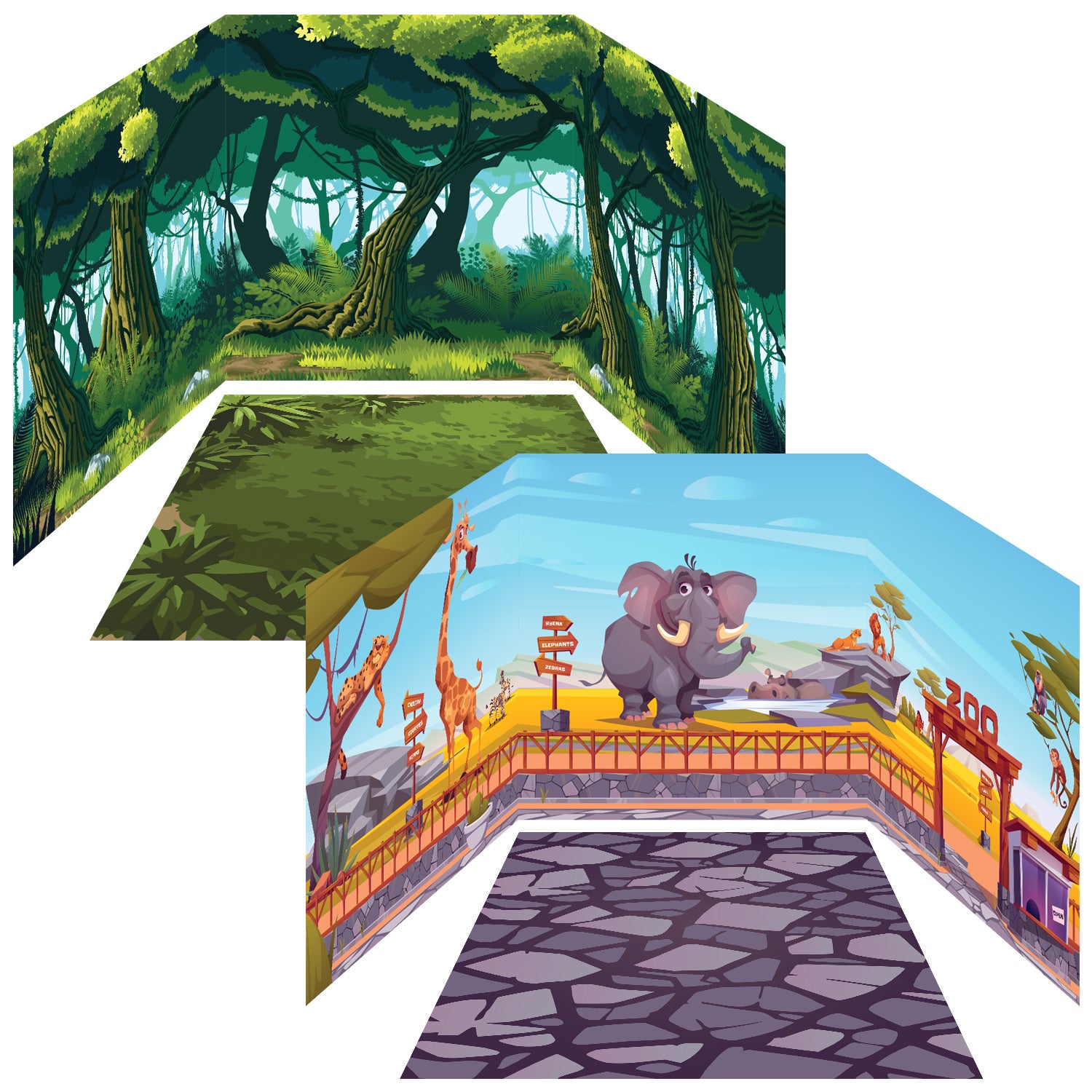 Prehistoric & Wild Adventure Bundle - for Ikea® Kallax